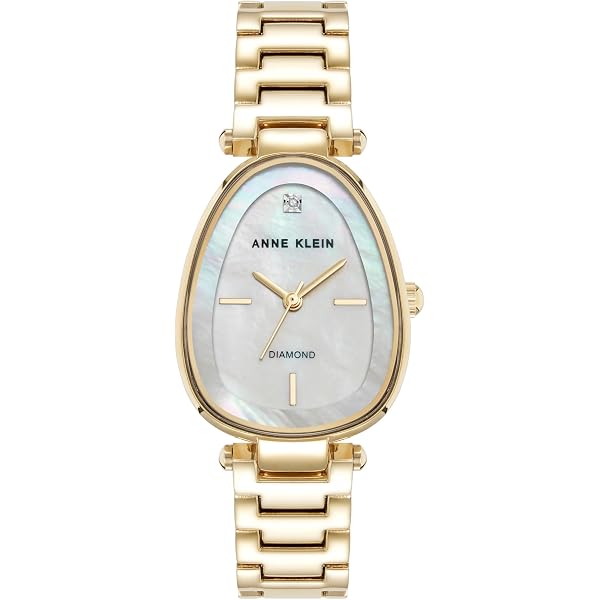 Anne Klein Women\'s Silver Gold Analog Genuine Diamond Dial Bangle Luxury Watch s-l400.jpg main image 4