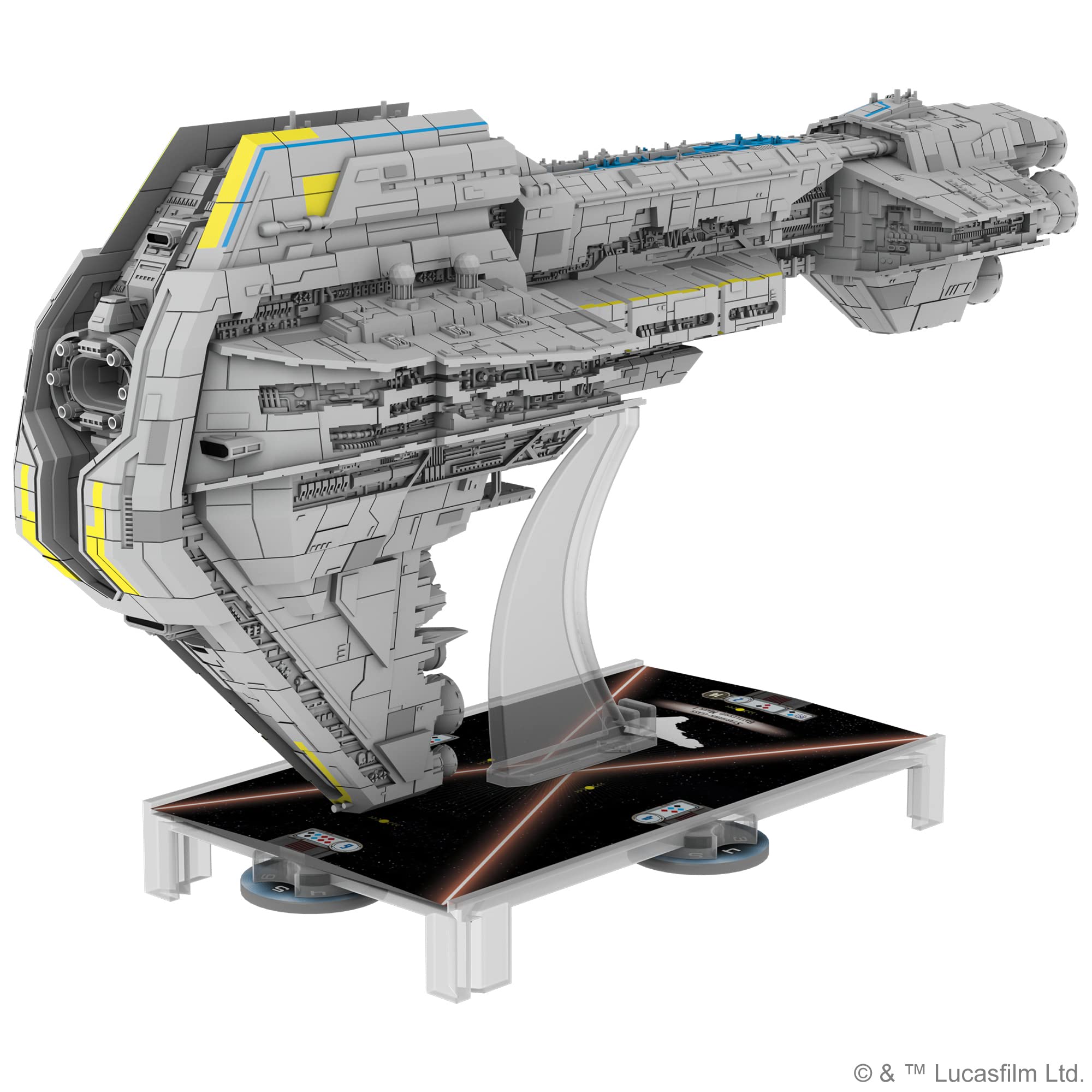 Star Wars: Armada Nadiri Starhawk EXPANSION PACK - Command the New Republic's Flagship! Tabletop Miniatures Strategy Game, Ages 14+, 2 Players, 2 Hour Playtime, Made by Atomic Mass Games