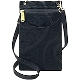 Danny K. Women's Tapestry Crossbody Cell Phone or Passport Purse, Handmade in USA | Cell Phone, Handmade, in USA