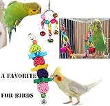 ESRISE 7 Pcs Bird Toys Parrot Cage Swing Climbing Ladders Wood Chewing Beams view 5