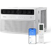 Midea 8,000 BTU Smart Inverter 115V Window Air Conditioner, 350 Sq Ft | Smart Control With App and Alexa Compatibility, Energy Saving Inverter Technology, Quiet, Remote control, Easy Installation
