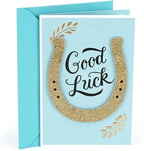 Hallmark Good Luck Greeting Card (Horseshoe) (0499RZB1285)