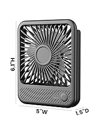 Koonie USB Desk Fan, Strong Wind Ultra Quiet Small