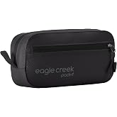 Eagle Creek Pack-It Isolate Quick Trip, Extra Small, Black | Compact Travel Toiletry Bag for Optimizing Luggage Space, Water-Resistant, Recycled Materials