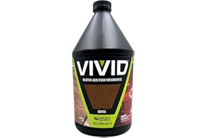 CC Concrete Coatings Vivid Acid Stain for Concrete Coffee 1-Gallon