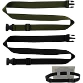Vekniqo Replacement Strap Compatible with YETI Sideclick Dry Bag,2Pack | Black&amp;Olive, 59" *4.5" ,Cooler Straps Compatible with YETI Bag Accessories