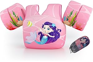 Welebar Swim Vest for Toddler, Suit for Kids 28-70 lbs, Floaties for Boys and Girls Swimming Aid, Training, Suit for Infant/Toddler/Children