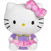 Hello Kitty and Friends, 12-Inch Hello Kitty Neon Plush - Officially Licensed Sanrio Product from Jazwares - Ages 6+