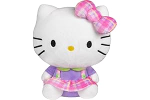 Hello Kitty and Friends, 12-Inch Hello Kitty Neon Plush - Officially Licensed Sanrio Product from Jazwares - Ages 6+