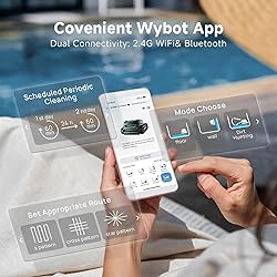 (2025 New) WYBOT S2 Vision AI Camera Cordless Pool