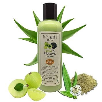 Khadi Herbal Amla Bhringraj Hair Conditioner || Paraben Free And Sulfate free - 200ml