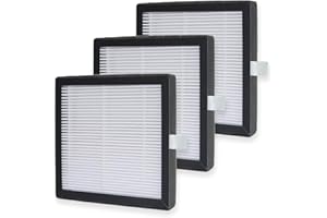 PUREBURG Replacement Filter Compatible with Afloia AQ8 Q8 & Honati Hysure Q7,Tenergy Sorbi 2-in-1 Dehumidifier (1000ML), 3-Pack HEPA