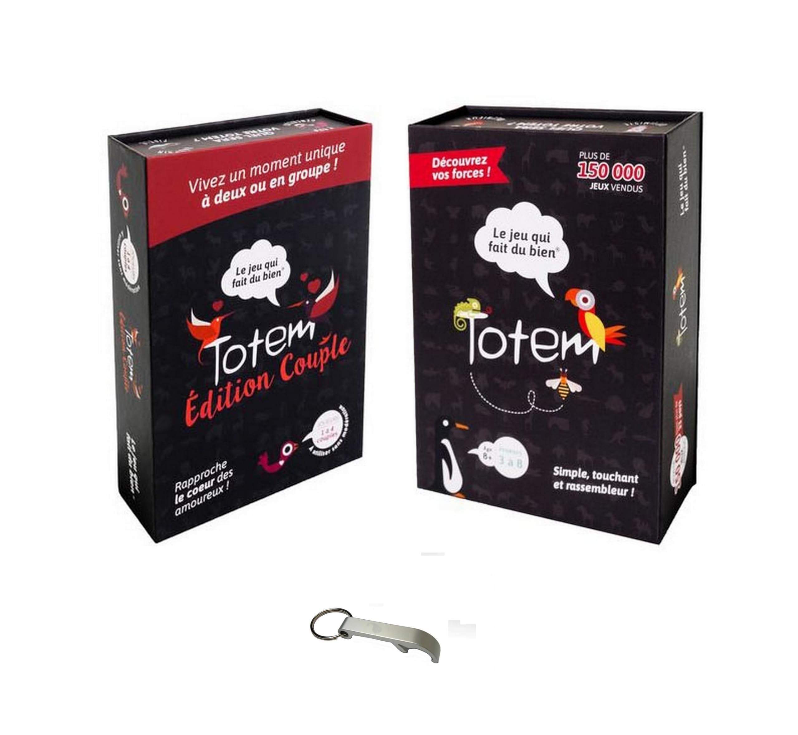 Totem Set + Totem Couples French Version + 1 Bottle Opener Blumie (Totem + Couples)