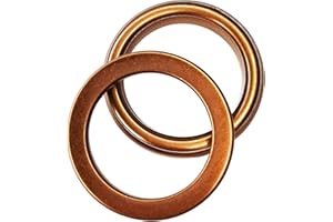 CQSPMOTO Pit Dirt Bike Exhaust Crush Gasket for 50cc 110cc 125cc 140cc 150cc 160cc, 32x24.5mm 2Pcs