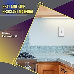 ENERLITES Toggle Light Switch with Wall