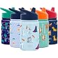 Simple Modern Disney Water Bottle for Kids Reusable Cup with Straw Sippy Lid Insulated Stainless Steel Thermos Tumbler…