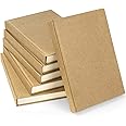 Dynta Hardcover Sketchbook Blank Notebook Bulk 6 Packs Unlined A5 Size 5.7”x8.3” 120 Sheets/240 Pages Premium Paper Sketch Pad for Drawing Books Art Supplies for Office School Travelers Journal