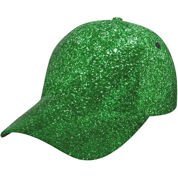 VOSERY Baseball Cap Women Men- Emerald Green Sparkling