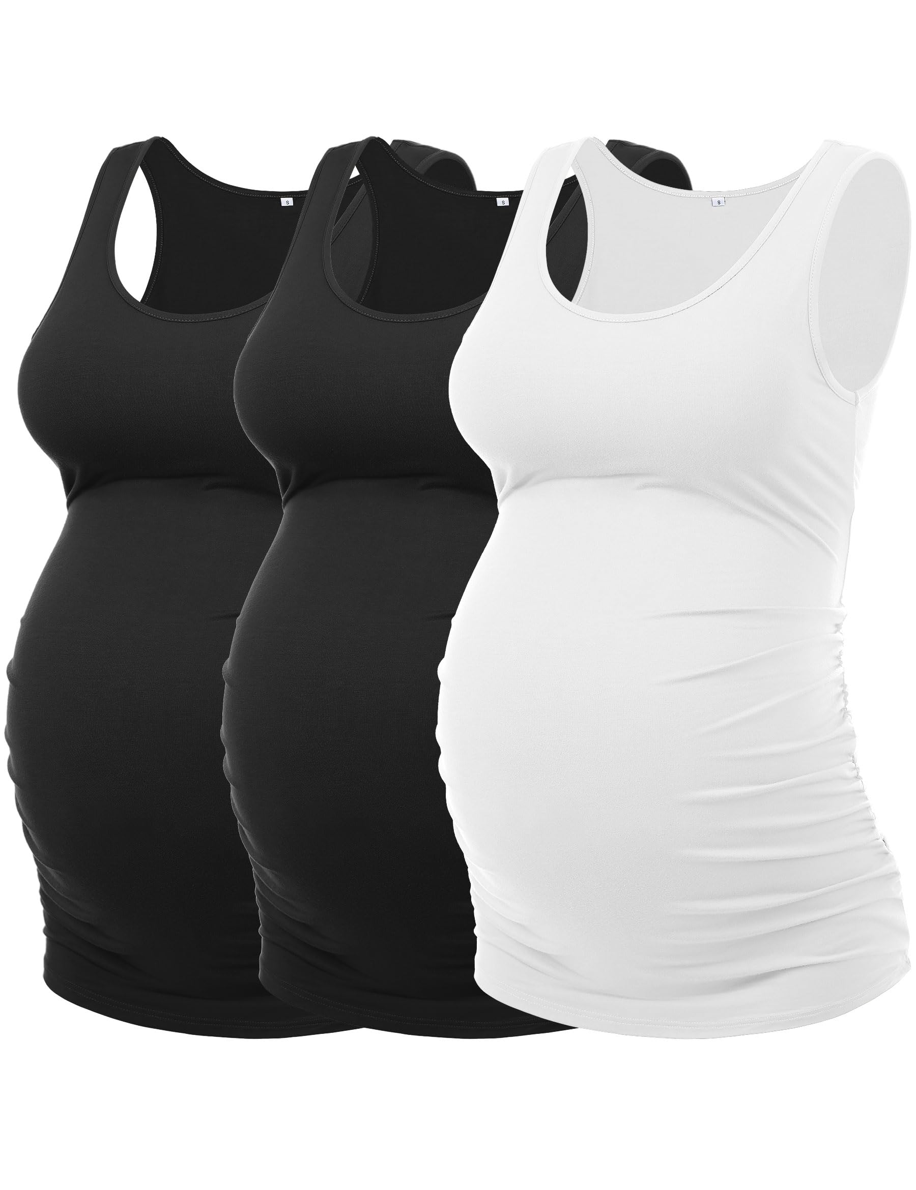 Photo 1 of * only comes with the white one *
Plus Size Maternity Workout Tops & Shirts - Black & White XXL