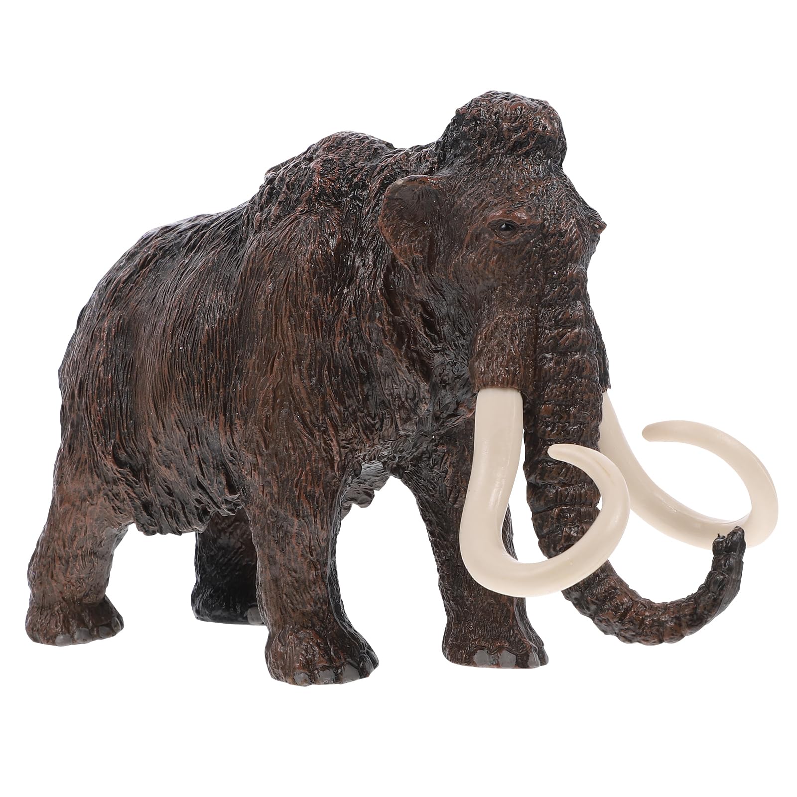 NUOBESTY Mammoth Downing Mammoth Realistic Prehistoric Extinct Animal Collection Toy Figurine Forest Wildlife Elephant Ornament Toy Model Wooly Mammoth