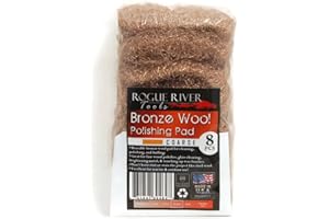Rogue River Tools Bronze Wool Pads (8pc) - Coarse