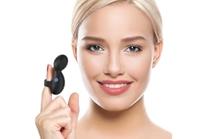 Missouri BB Mini Finger Massage Ball, Waterproof Cordless Rechargeable Relaxation Massage Tool (Black)