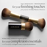 Laura Geller New York Face It All 2pc Makeup Brush Set Retractable Kabuki view 3