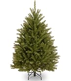 Amazon.com: National Tree Company 4.5 ft Pre-Lit Dunhill Fir