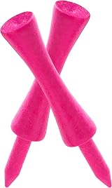 TH Golf x100 Bamboo Pink Castle Golf Tees 59mm Biodegradable Eco Friendly view 2