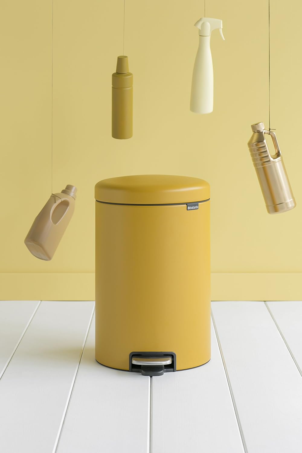 Brabantia 115905 newIcon Sense of Luxury Pedal Bin, 20 L Mineral