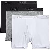 2(X) IST Men's Essential Cotton Boxer Brief 3-pack