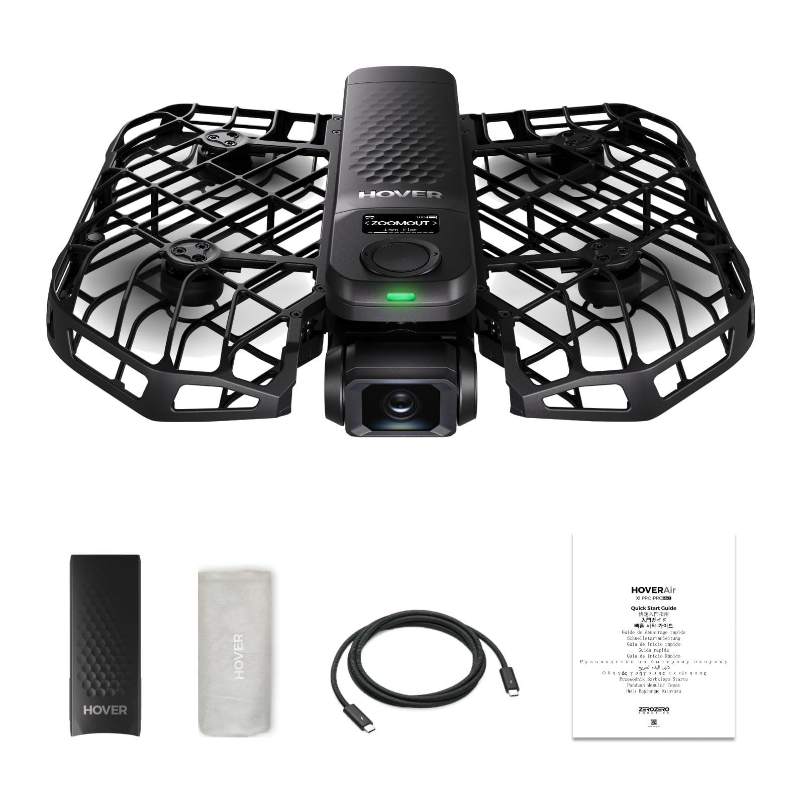 Photo 1 of HOVERAir X1 PRO 4K Action Flying Camera, Foldable Drone with Camera with 42 KM/H Follow Speed, 10+ Fully Automatic Flight Modes, Fly Anywhere with OmniTerrain, SmoothCapture 2.0(Standard)