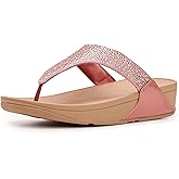 FitFlop womens Lulu Crystal-mix Metallic Toe-post Sandals