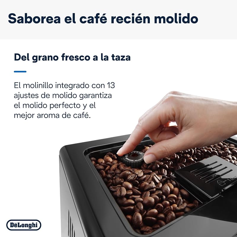 Eletta Cappuccino, Máquina de café automática, expresso, Cafeteira, ECAM46.860.B, Preto