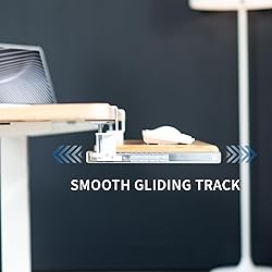 VIVO Large Clamp-on Computer Keyboard and Mouse