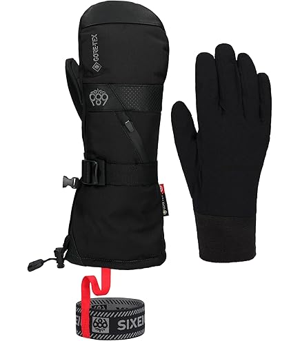 Dakine Leather Titan Gore-Tex Mitts - Black, X-Large, Gloves