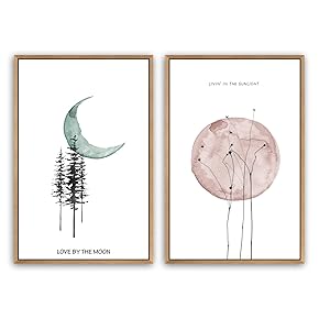 SIGNWIN Framed Canvas Print Wall Art Love By...