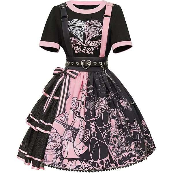 Amazon.com: Coskidz Women's Amane Misa Dark Gothic Cosplay