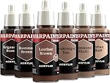 The Army Painter Warpaints Fanatic Flexible Triad Browns 6 x 18 ml