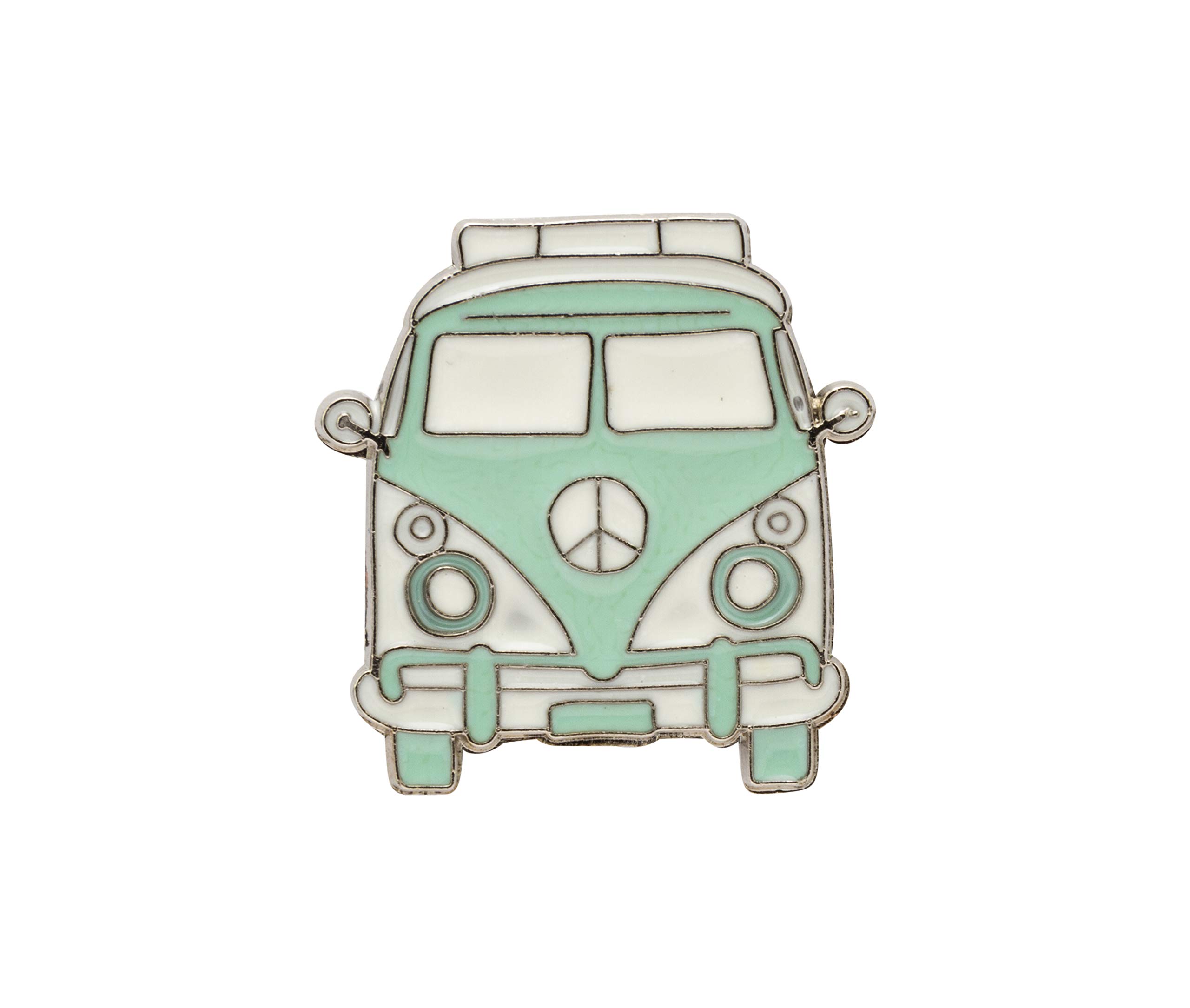 Brooch Lapel Pin for Men Classic Camper Bus Van Lime Green Lapel Pin Badge Coat Suit Wedding Gift Party Shirt Collar Accessories