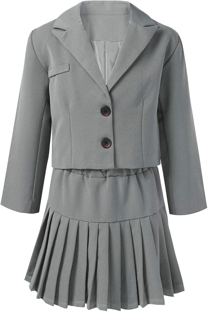 CHICTRY Anime School Girls Two Pieces Japanese Korean Blazer Uniform