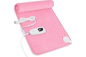 Heating Pad,Electric Heating Pads for Back,Neck,Abdomen,Moist Heating Pad for Shoulder,Knee,Arms,Legs,Dry/Moist Heat & Auto S