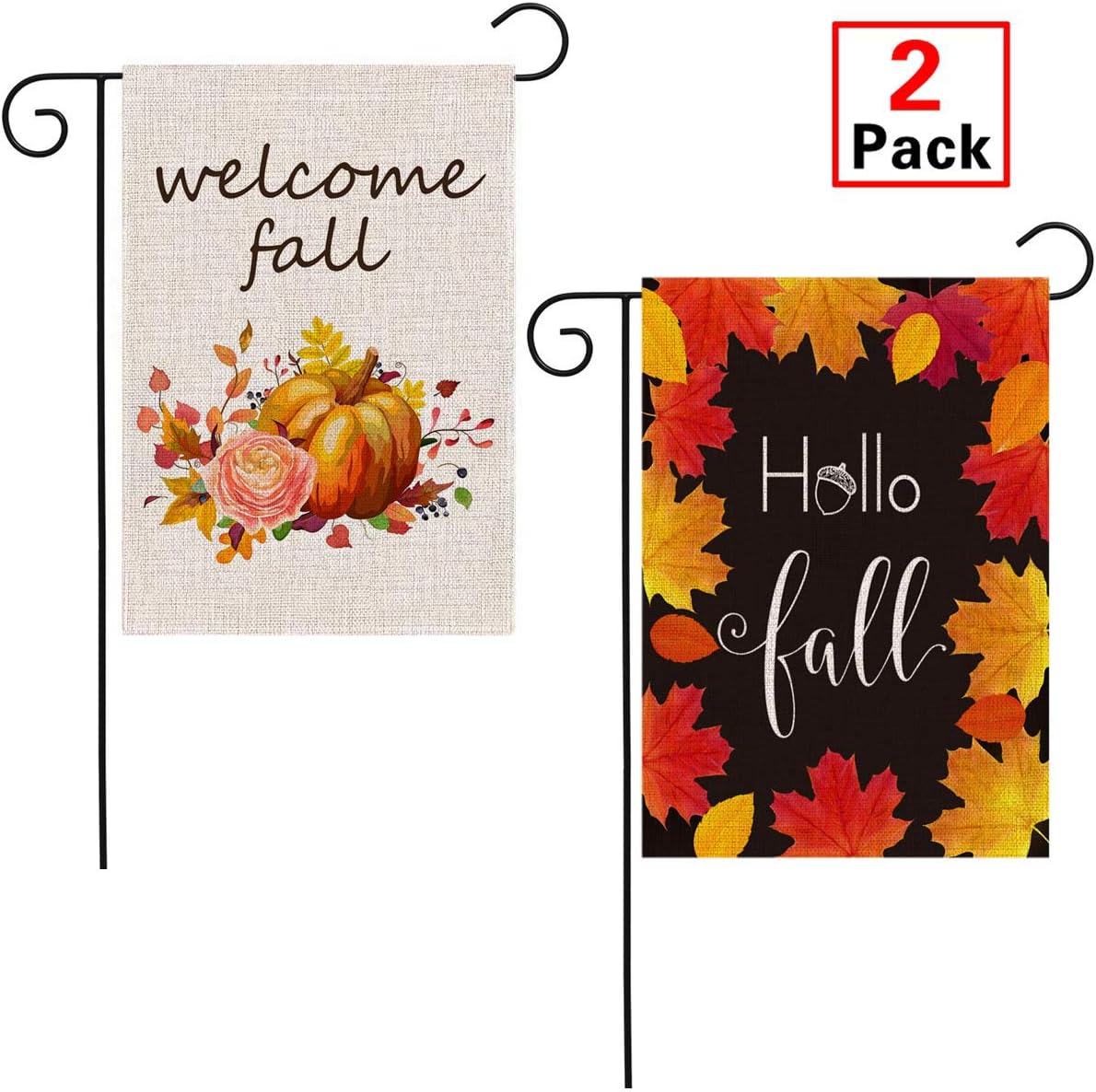 Best Small Garden Flags Vintage Welcome