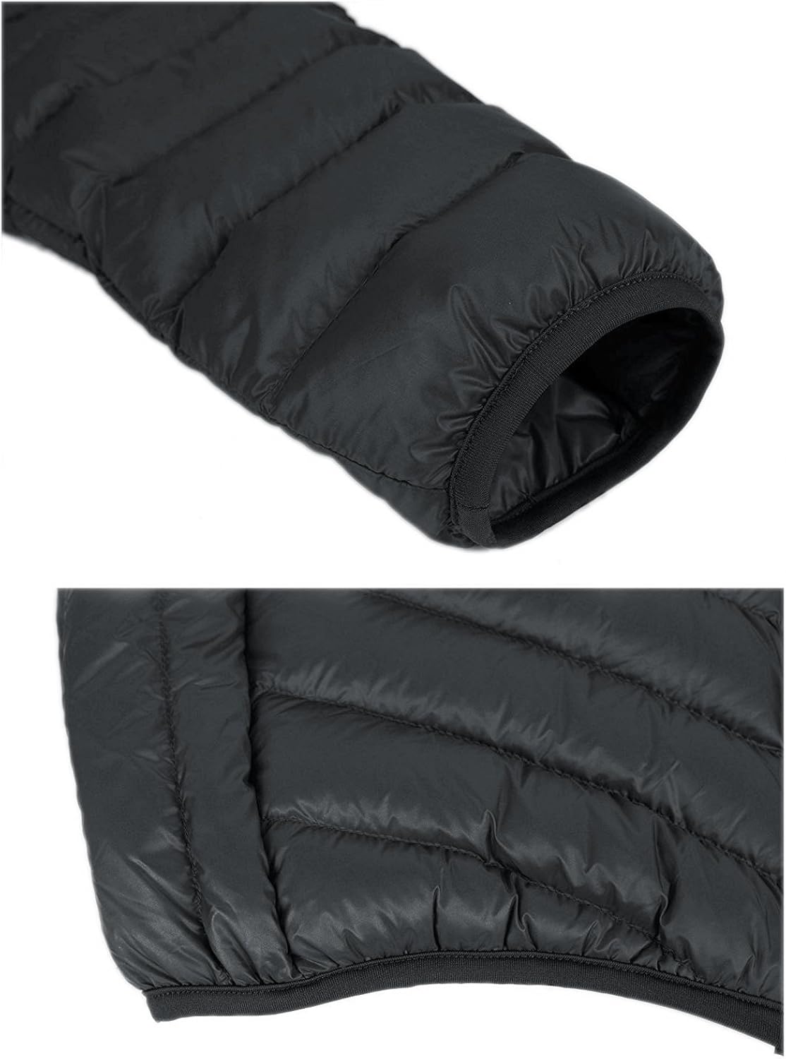ZSHOW Men's Packable Down Jacket Hooded Lightweight Winter Coat: Clothing