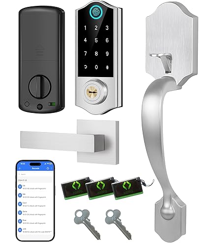 Miko Group Keypad & Fingerprint Keyless Entry Front Door Lock with