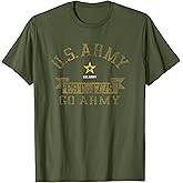 Military Army United States Vintage Go Green T-Shirt
