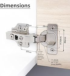 DecoBasics Full Overlay European Soft Close Cabinet