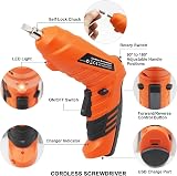 MQUPIN 49 in 1 Electric Drill Screwdriver Cordless LED Light USB Charger view 2