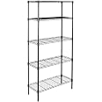 thumbnail image 2 of SEGAWE 4-Shelf Heavy Duty Steel Wire Shelving Rack – 36L X 14W X 54H – 2-Pack 2 of 5