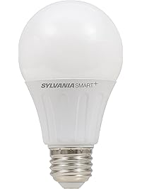 SYLVANIA SMART+ On/Off/Dim LED Light Bulb, 60W Equivalent A19, 10 Year, Works with Amazon Alexa, SmartThings and Wink, 74283 (Formerly LIGHTIFY)